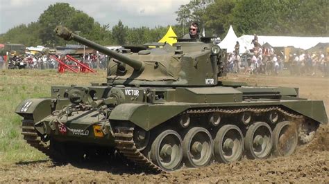 WW2 Comet Tank VICTOR at War & Peace Revival 2014 - YouTube