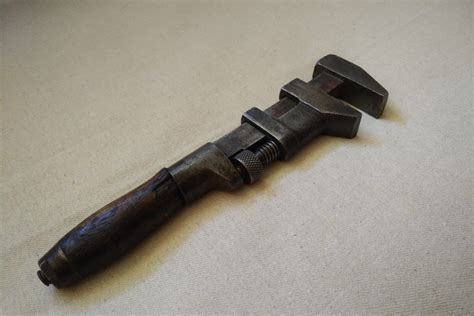 Rare W&B Co Adjustable Monkey Wrench Made in Canada - Vinty