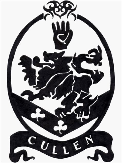 "CULLEN FAMILY CREST" Sticker for Sale by stardcst | Redbubble