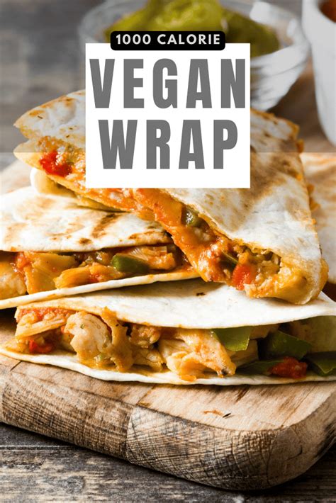 1000 Cal Vegan Buffalo Chicken Wrap Recipe - Diets Meal Plan