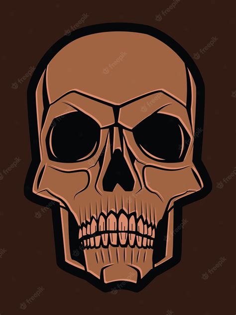 Premium Vector | Vector skull illustration