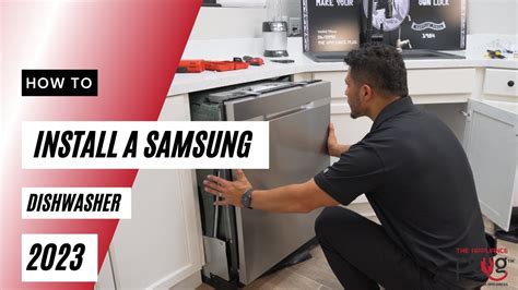 How To Install A Samsung Dishwasher - Step by Step - YouTube