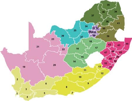 South African Districts