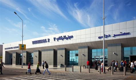 Hurghada Internationaler Flughafen Redaktionelles Stockfoto - Bild von ...