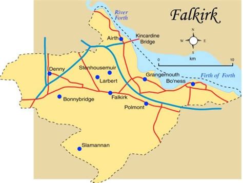 Falkirk: Falkirk Map