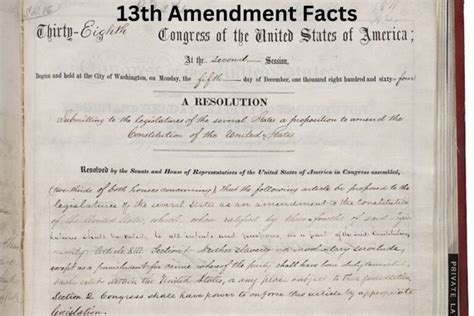 13th Amendment Facts - Have Fun With History