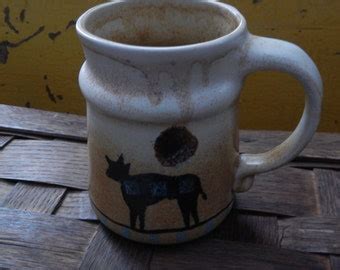 Handsome stoneware coffee mug!