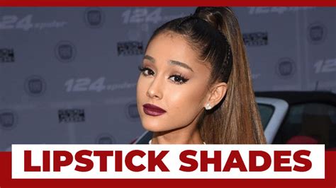 Ariana Grande Lipstick Shades | Lipstutorial.org