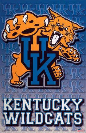 University of Kentucky Wildcats Football Team Logo Posters