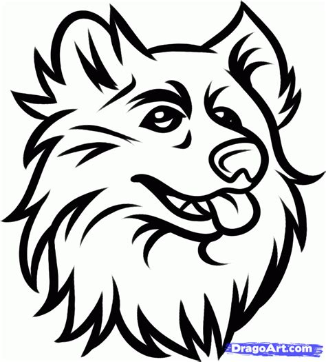 Husky Dog Coloring Pages - Coloring Home