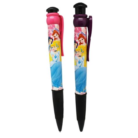 Disney Princess Floral Design Case Jumbo Novelty Pen Set (2 Pens, Black ...