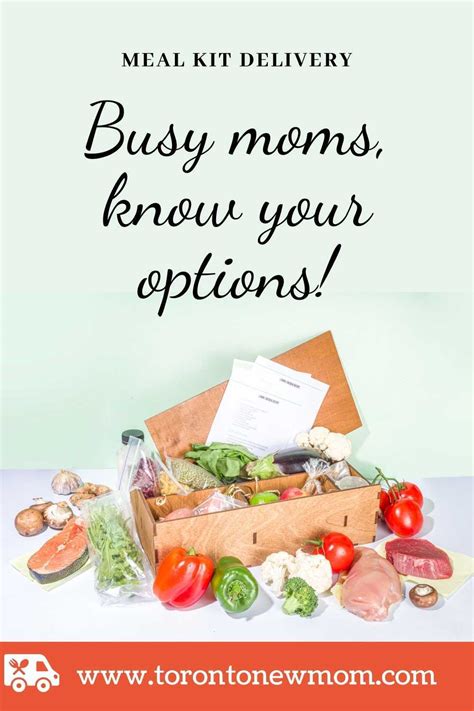 Meal Kit Delivery - Busy moms, know your options!