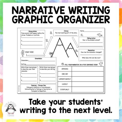 Narrative Writing Graphic Organiser — Teachie Tings