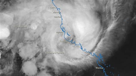 Tropical Cyclone Kirrily downgraded to category one system as it crosses north Queensland coast