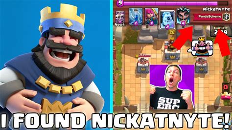 BATTLING NICKATNYTE!? - Clash Royale - CLAN FOUND NICK IN THE ELECTRO ...