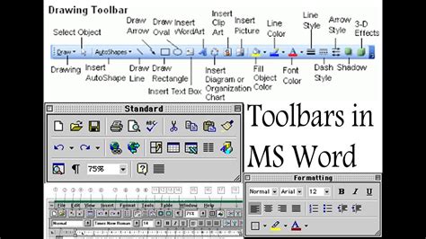 Pengertian Dan Macam Macam Toolbar Standar Toolbar Formatting Dan Toolbar Drawing Pada Ms Word ...