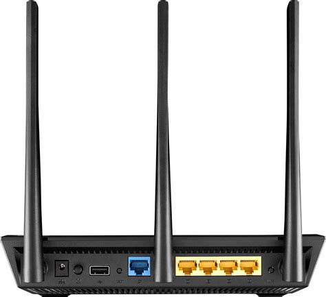 Customer Reviews: ASUS Wireless-AC Dual-Band Wi-Fi Router Black RT ...