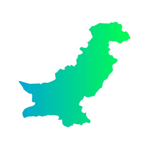 Illustrated pakistan map 8684411 Vector Art at Vecteezy