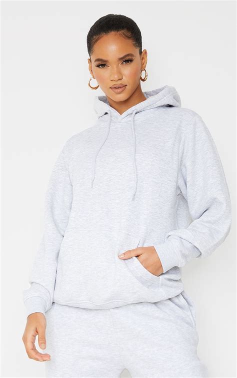 Ash Grey Ultimate Oversized Hoodie | Sweat | PrettyLittleThing USA