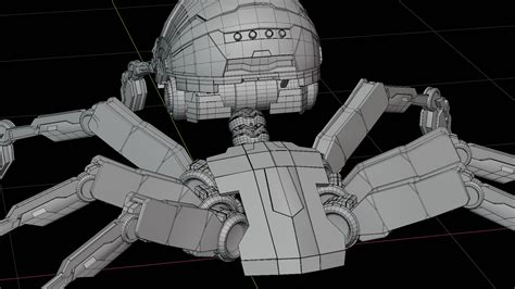 Robot Spider 3D Model - TurboSquid 1971591