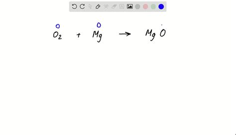 SOLVED:Below is pictured the reaction between an atom of magnesium and an atom of oxygen ...