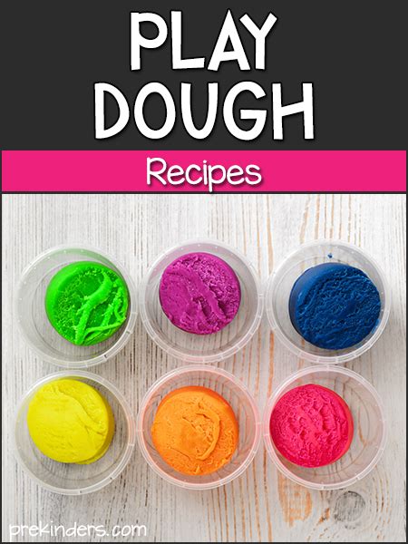 Play Dough Recipes - PreKinders