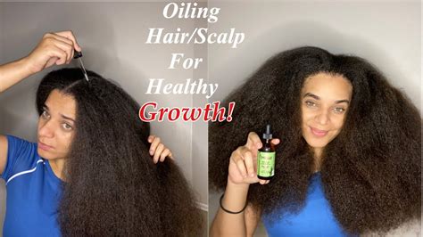 Hair Oiling Routine for GROWTH and scalp HEALTH | MIELLE ROSEMARY Mint ...