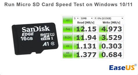 How to Run Micro SD Card Speed Test on Windows 10/11 [Free Tools] - EaseUS