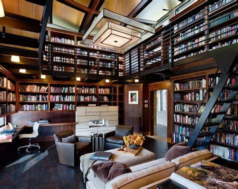 41 Affordable Home Library Design Ideas | Home library design, Home library rooms, Home library ...