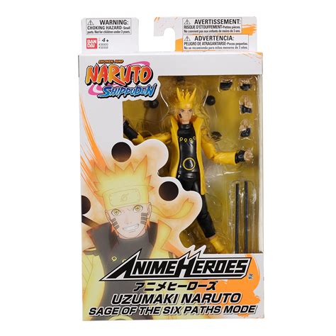 Anime Heroes Naruto Uzumaki Naruto Sage of Six Paths Mode Figure,Naruto ...