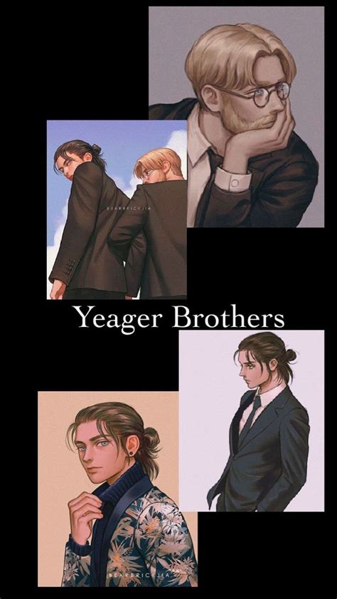 The Yeager Brothers wallpaper | Attack on titan, My heart is breaking, Long hair styles