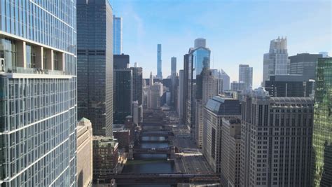 aerial view chicago riverwalk Stock Footage Video (100% Royalty-free ...