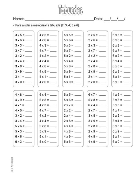 10 Melhor Ideia De Tabuada De Somar Tabuada Tabuada De Somar | Images ...