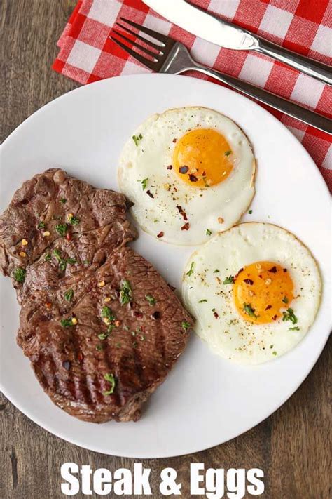 Steak and eggs is one of my family's favorite low carb breakfasts. It's healthy, keto, and k ...