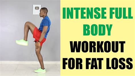 20 Minute Intense Full Body Workout for Fat Loss No Jumping/ Burn Fat ...