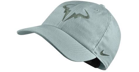 Nike Court Aerobill H86 Rafael Nadal Adjustable Tennis Hat (grey) in ...