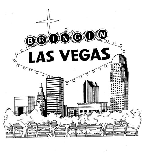 Scraplive TV or Bringing Vegas to You Drawing by Scarlett Royal