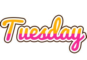 Tuesday Logo | Name Logo Generator - Smoothie, Summer, Birthday, Kiddo, Colors Style