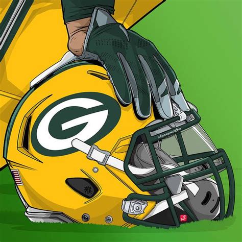 Green Bay football Art Print by Akyanyme in 2021 | Green bay packers ...