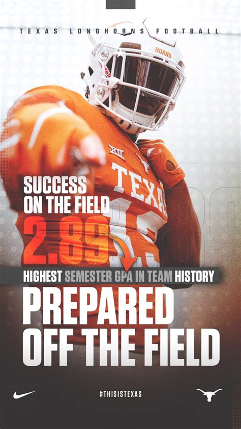 The University of Texas Football program celebrates a new academic ...