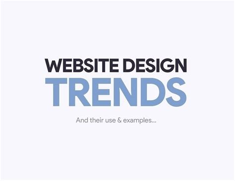 Website Design Trends - Design Anything