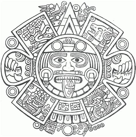 Пин от пользователя Serg на доске узоры трафареты | Ацтекский календарь, Майя символы, Майя ...