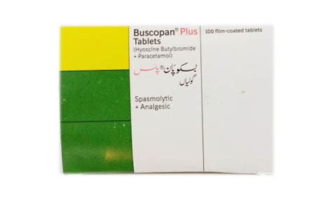 BUSCOPAN 100s TABS - A great reliever for muscle spasm.