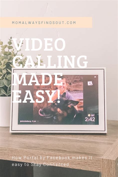 Video Calling Made Easy with Portal by Facebook + Limited Time Deal! - Mom Always Finds Out