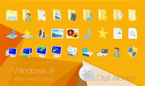 Windows 9 icons by dtafalonso on DeviantArt