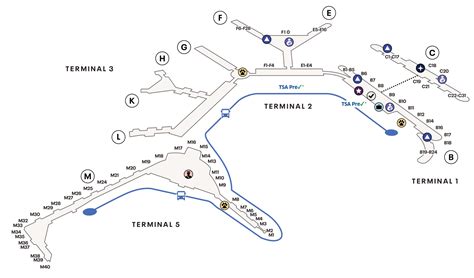 Chicago O Hare Airport Gate Map - Flora Jewelle