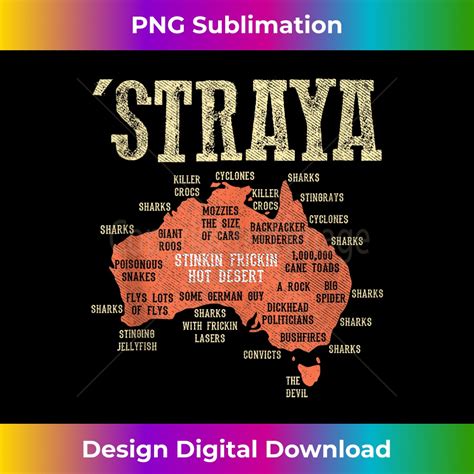 Australia - Aussie Day Straya Map G'day Mate Outback - Innov - Inspire ...