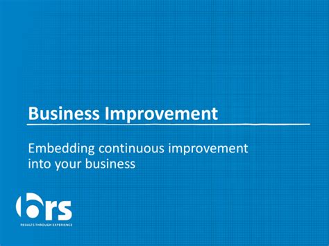 Business Improvement