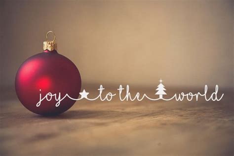 Joy to the World - Choose to focus on the positive