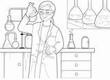 Scientist Picture To Print Coloring Pages  Cool sketch template